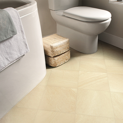 Sandstone bathroom flooring